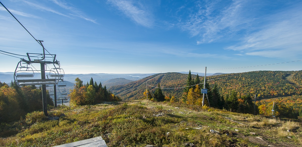 5 hikes - Vue au sommet de la Boucle de la Station