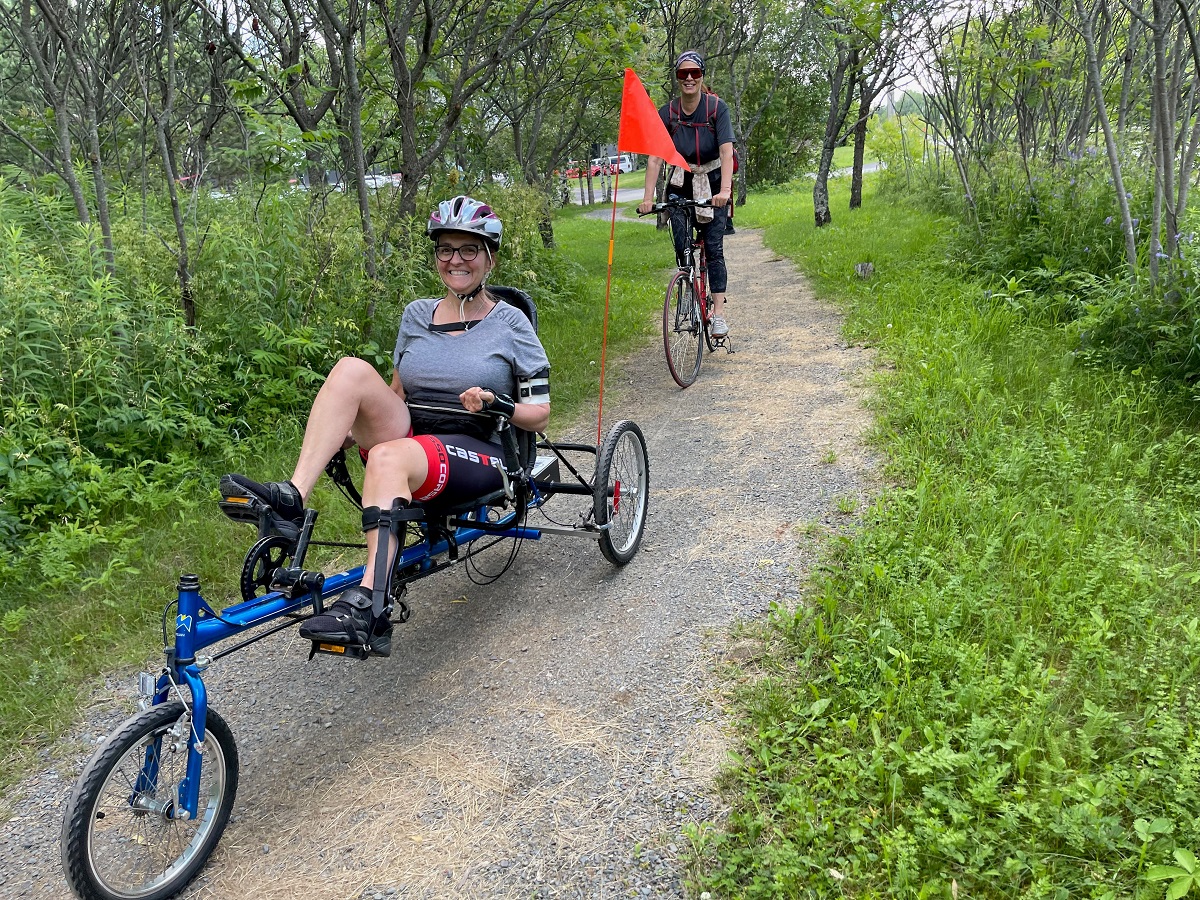 La Jacques-Cartier, une destination plein air accessible et inclusive ! 1 vélo adapté
