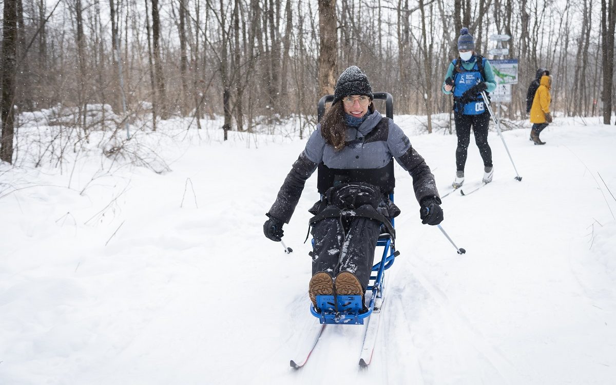 Ski paranordique aux Sentiers du Moulin