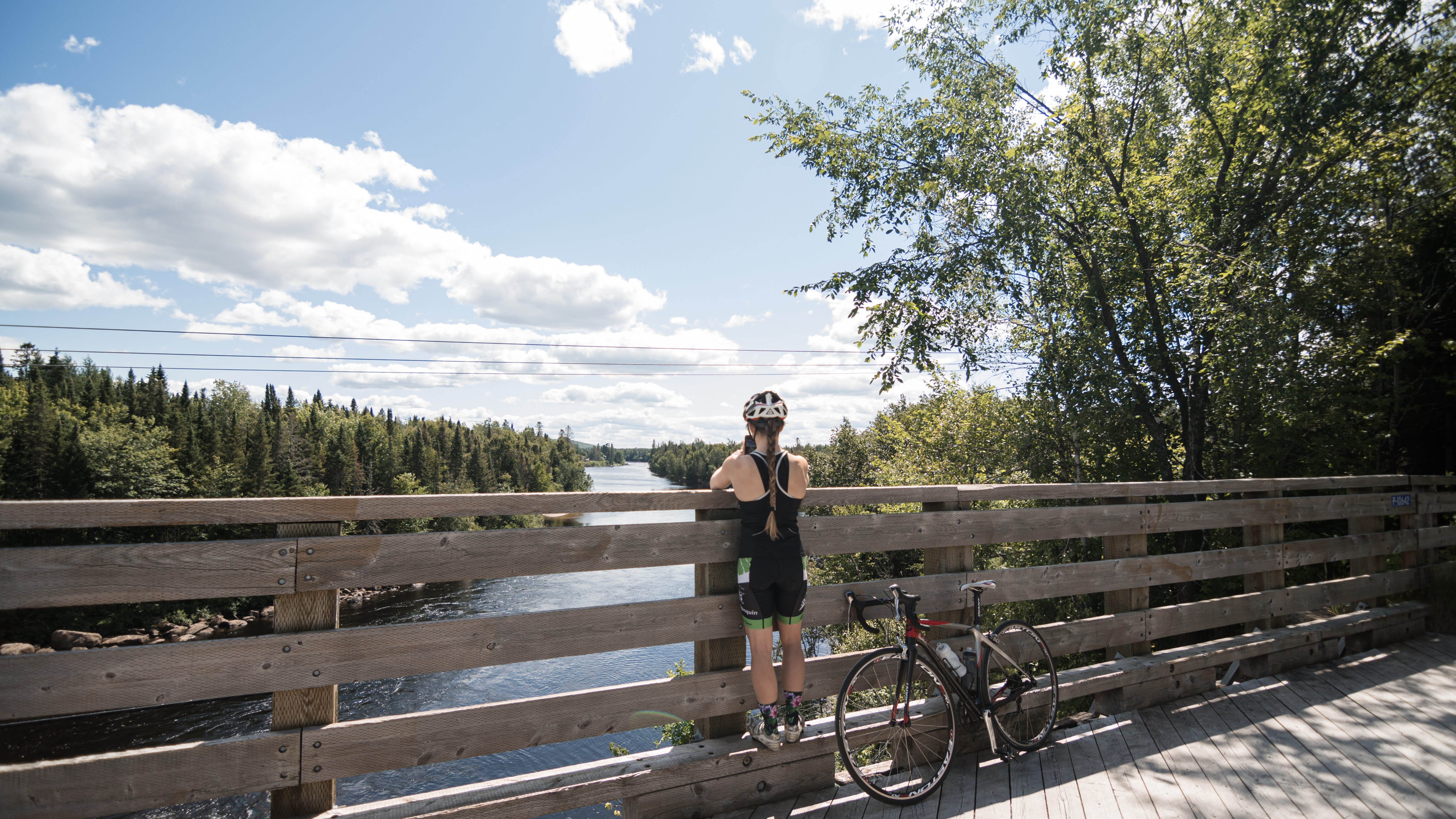 Visiter La Jacques-Cartier sans voiture, c'est facile. 9 Vélopiste